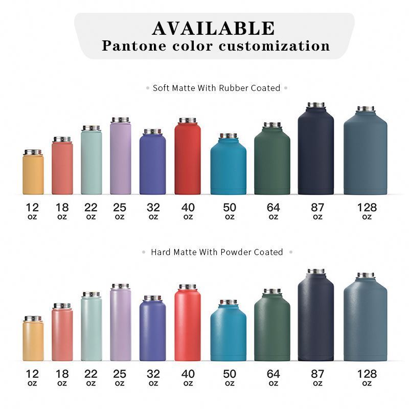 Water Bottle Customized 32 oz Stainless Steel Insulated Termo Botellas Gym De Agua Thermal Water Bottle Vacuum Flask