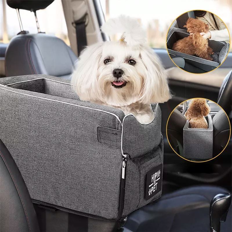 Dog Car Kennel Safety Seat Pet Carrier Travel Bag Console Dog Car Seat Pet Dog Car Seats