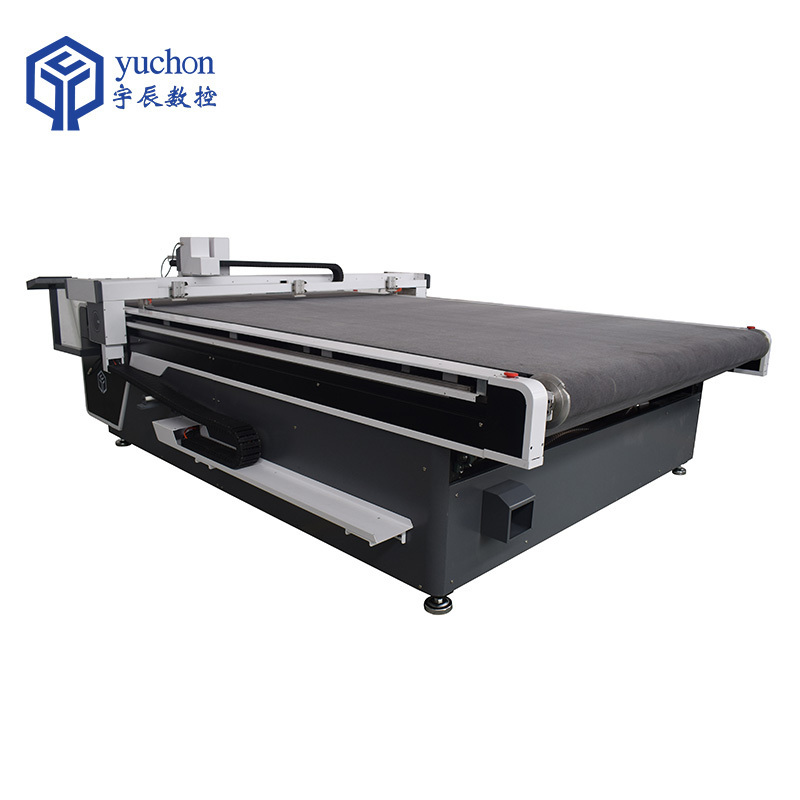 Yuchen Manufacturer CNC Oscillating Knife Multi Layers Fabric Leather Cutting Machine