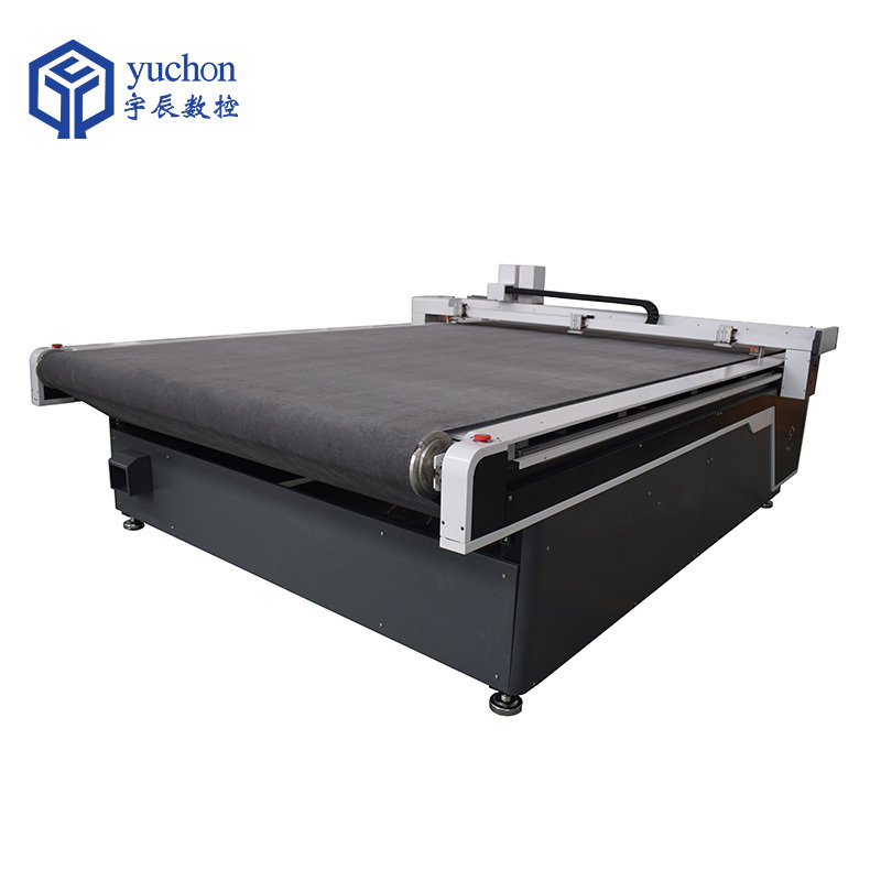 Yuchen Manufacturer CNC Oscillating Knife Multi Layers Fabric Leather Cutting Machine