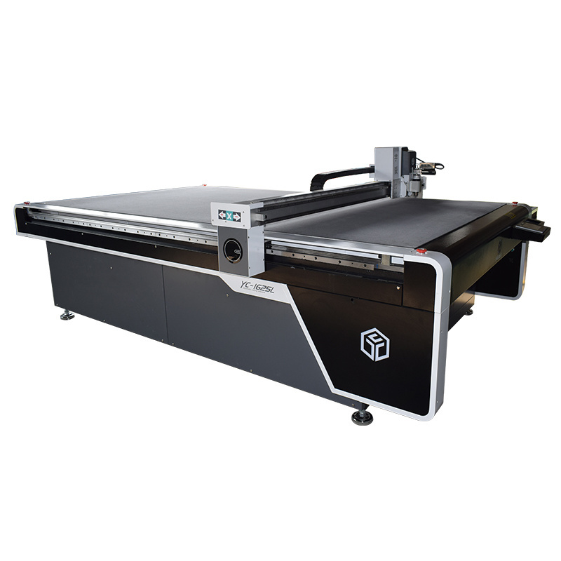 Yuchon Fabric Cutter CNC Automatic Vibration Knife PVC EPE Foam Sponge Cardboard Rubber Textile Leather Fabric Cutting Machine