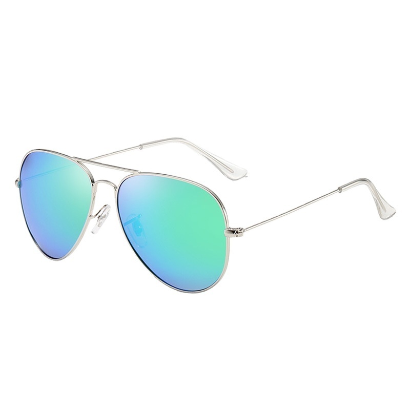 Factory High quality 3025Men's Stainless Steel Pilot Sunglasses 3026 Color revo Women's Polarized Aviation Sunglasses