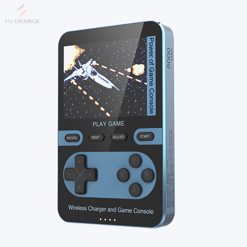 YC 2 IN 1 Power bank Handheld Game player 5000MAH PD18W XH001 SUPER Game Console With 100 style Built-in Games