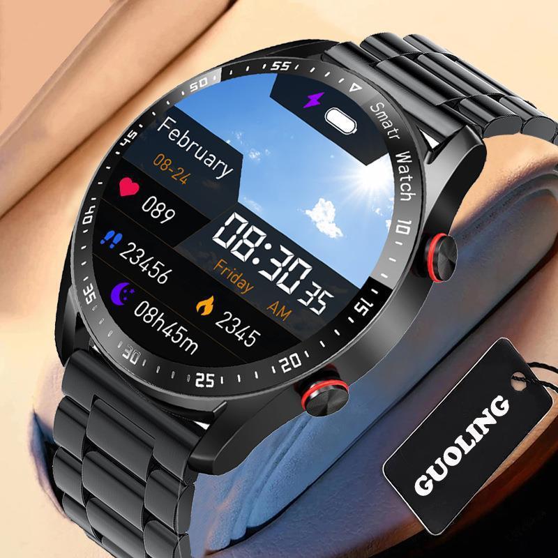 Stainless steel smart watch HW20 ECG+PPG Business stainless steel strap watch ip67 waterproof PK I9 smart watch