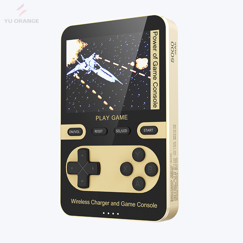 YC 2 IN 1 Power bank Handheld Game player 5000MAH PD18W XH001 SUPER Game Console With 100 style Built-in Games