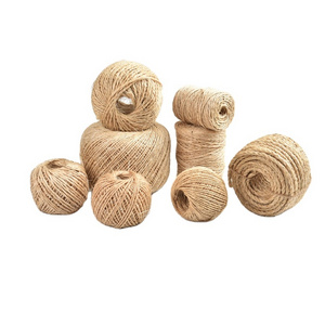 Yuchen Bulk 100% Natural Sisal Braided 6mm Twisted Rope Diy Decoration Cord Twine Sisal Packaging Rope