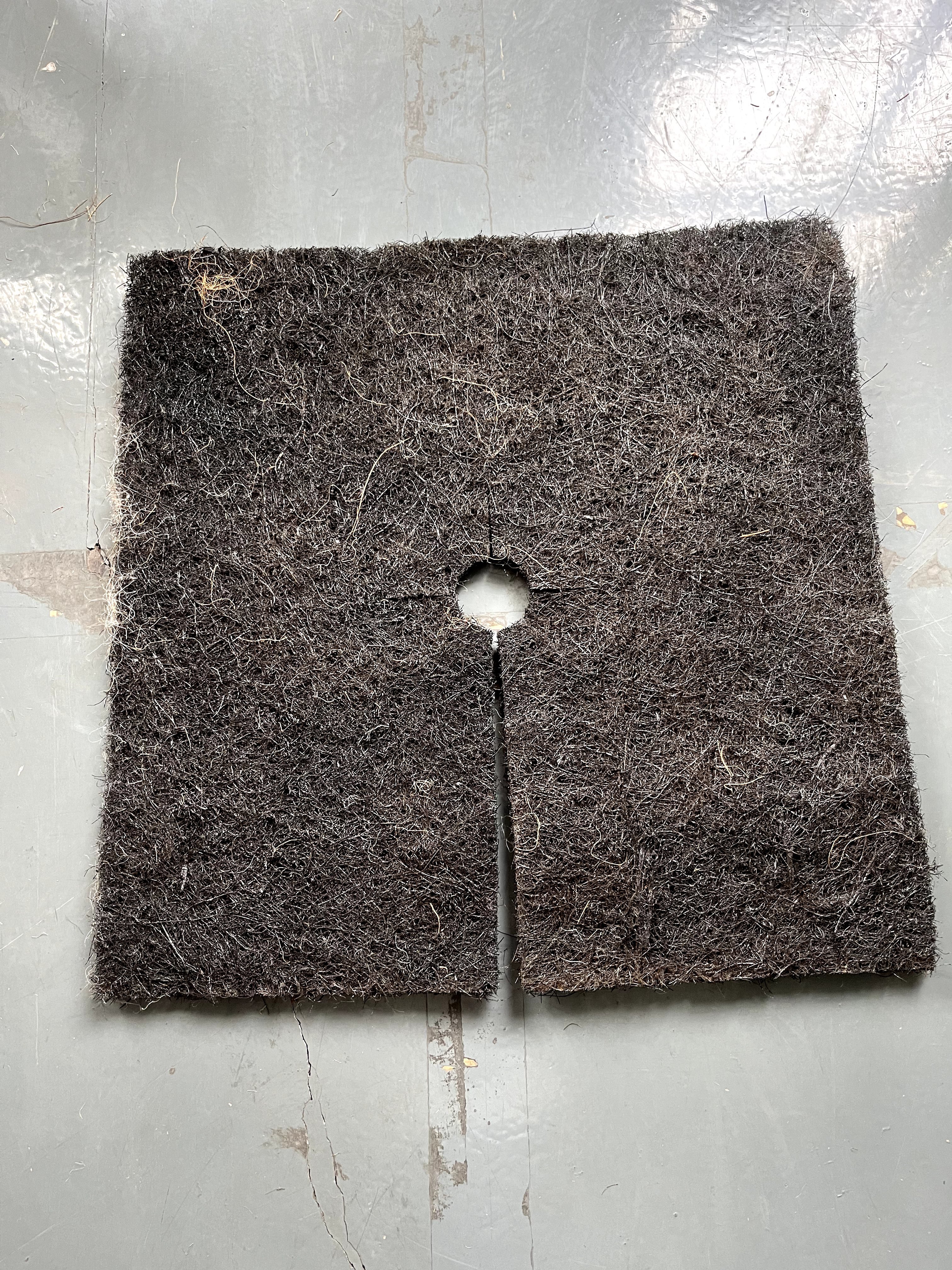 Yuchen Natural Biodegradable Coconut Mulch Cover Coco Tree Rings Control Plant Cover Plain Blank Coconut Coir Tree Mat