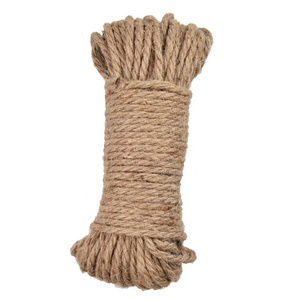 Yuchen Vintage 5mm Jute Rope Cord String Twine Burlap Ribbon Diy Crafts Jute Hemp Gift Packing Rope For Party