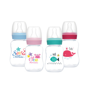 4oz/120ML New baby Feeding Bottle Food Grade Wide-Neck Anti Colic Baby Bottles Newborn