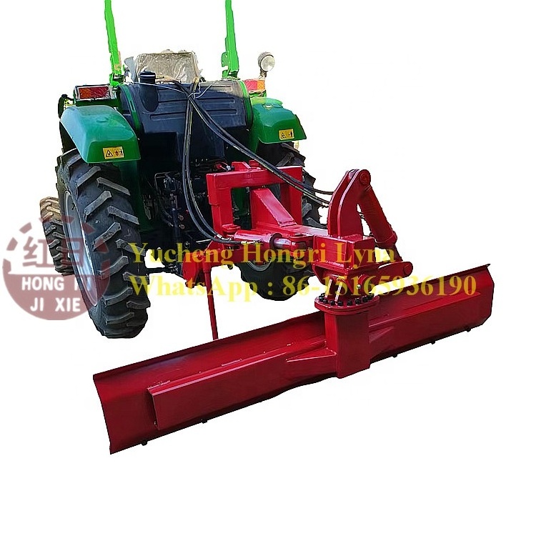 Farm 100hp tractor 3 point linkage hydraulic grader blade for sale