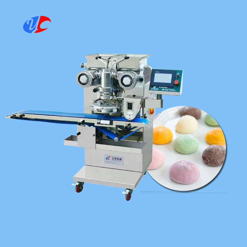 Ice Cream Mochi Making Machine High Quality Automatic Full Mochi Moon Cake Maamoul Encrusting Machine