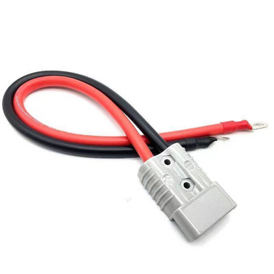 Battery Connectors plug with cable Electric forklift battery charging cable 175A high current connector extension cable