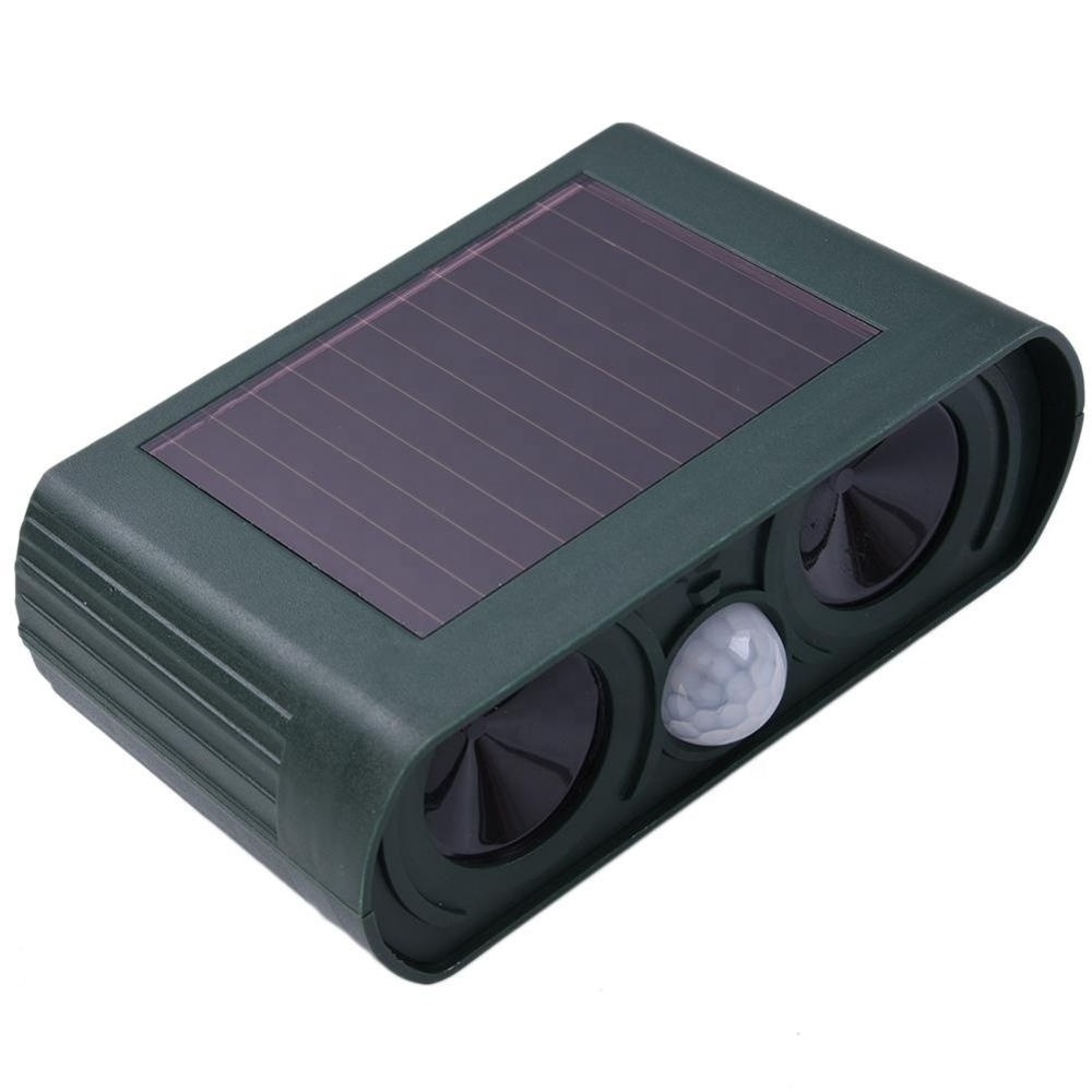 Snake Outdoor Ultrasonic Repeller - Solar Powered Ultrasonic Animal & Pest Repellant