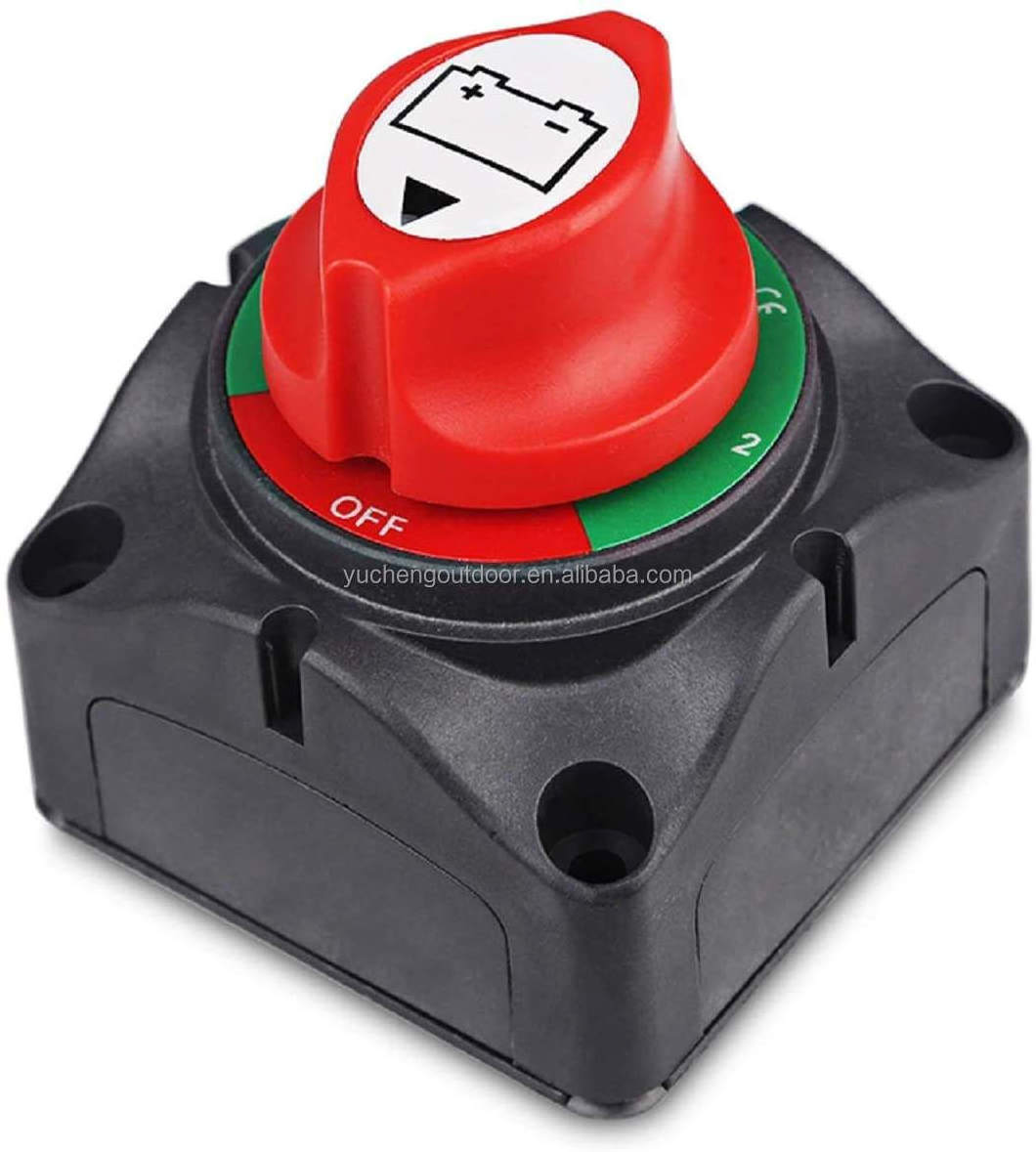 200A Battery Switch 12-48V Waterproof Heavy Duty Battery Power Cut Master Switch Disconnect Isolator