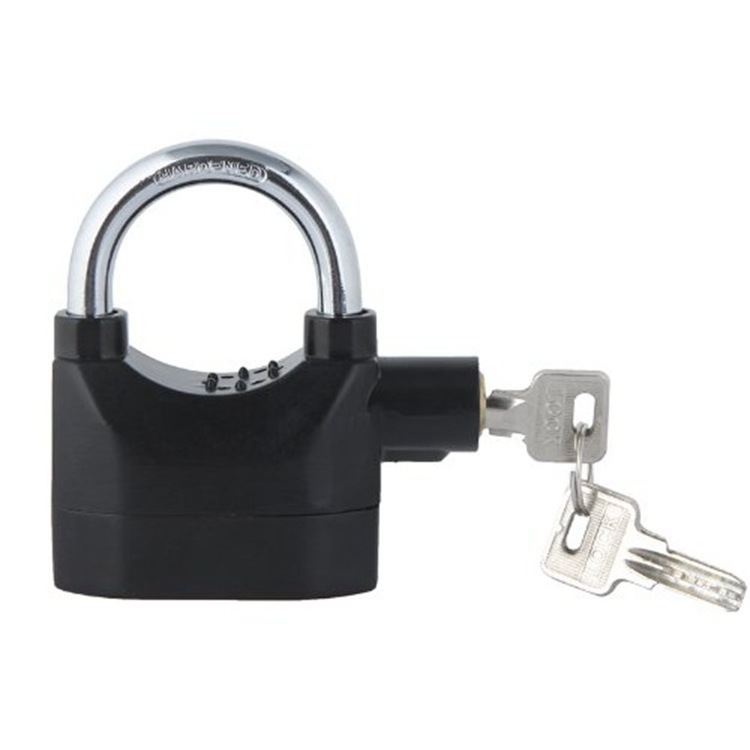 Waterproof Siren Alarm Padlock Alarm Lock for Motorcycle Bike Bicycle Perfect Security with 110dB Alarm Pad locks