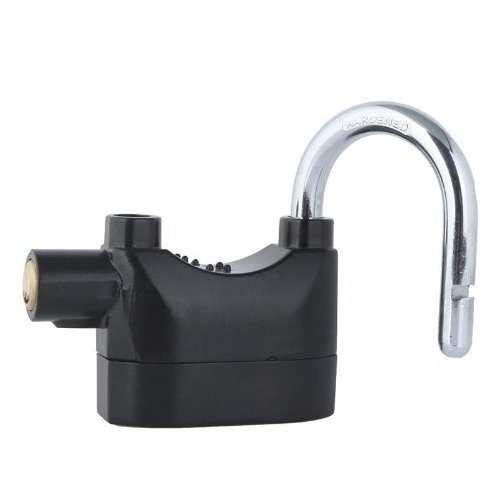 Waterproof Siren Alarm Padlock Alarm Lock for Motorcycle Bike Bicycle Perfect Security with 110dB Alarm Pad locks