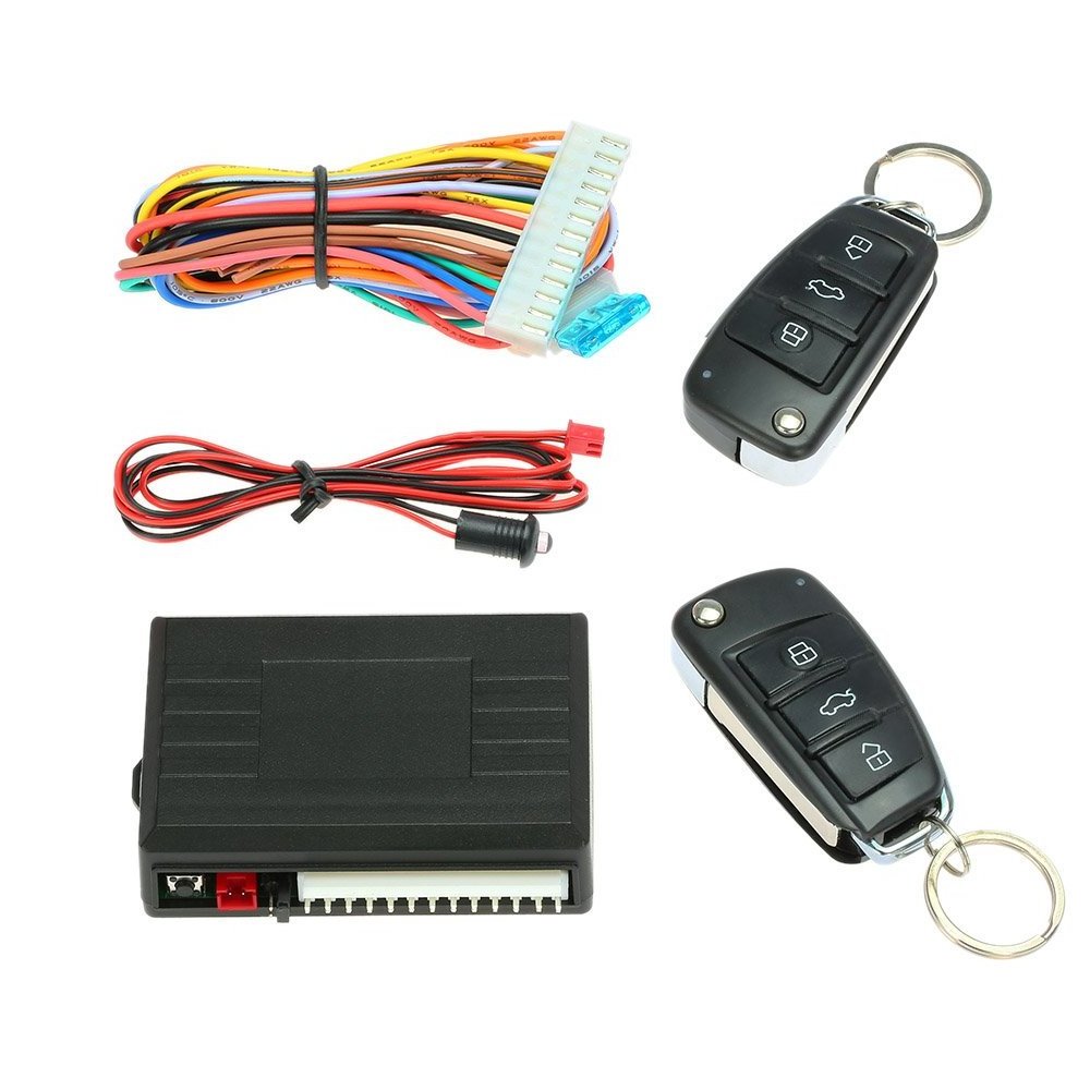 Keyless Entry Car Door Lock with Trunk Release Button Remote Central Locking Kit