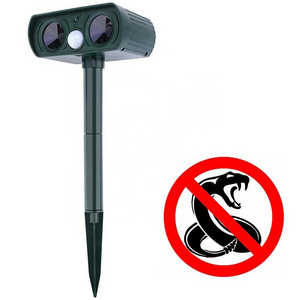 Snake Outdoor Ultrasonic Repeller - Solar Powered Ultrasonic Animal & Pest Repellant