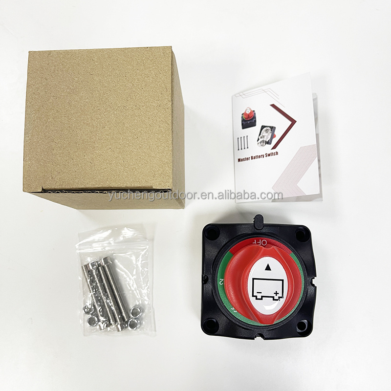 200A Battery Switch 12-48V Waterproof Heavy Duty Battery Power Cut Master Switch Disconnect Isolator