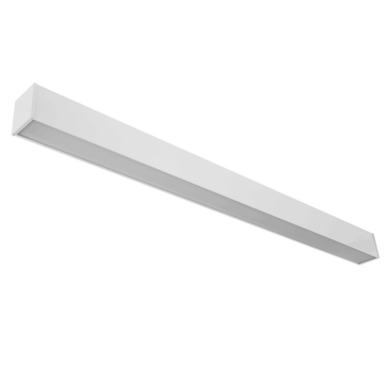 Shop Mall Office Light 40W 60W Project 3CCT 4FT 8FT Linkable Pendant Suspending Light Customize Dimming LED Linear Light