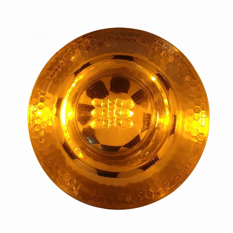 High Quality Underground Tempering Glass or PC Material Solar Powered LED Cat Eye Light Tiger Eye Road Stud