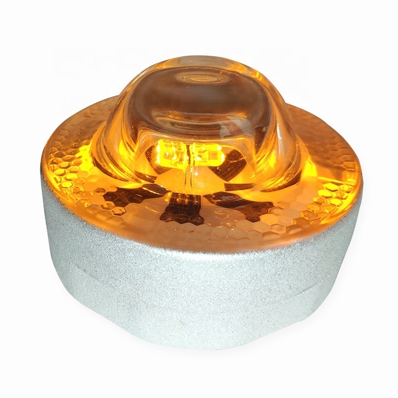 High Quality Underground Tempering Glass or PC Material Solar Powered LED Cat Eye Light Tiger Eye Road Stud