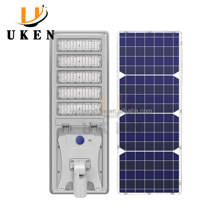 100w 130w 300w 500w 1000w Waterproof Auto Cleaning IP66 Outdoor All in One Solar Powered Street Lights with Motion Sensor