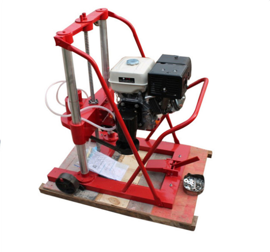 Gasoline Engine Core Drilling Rigs Road Pavement Borehole Hole Driller Machine Core Drilling Machine for Road Stud