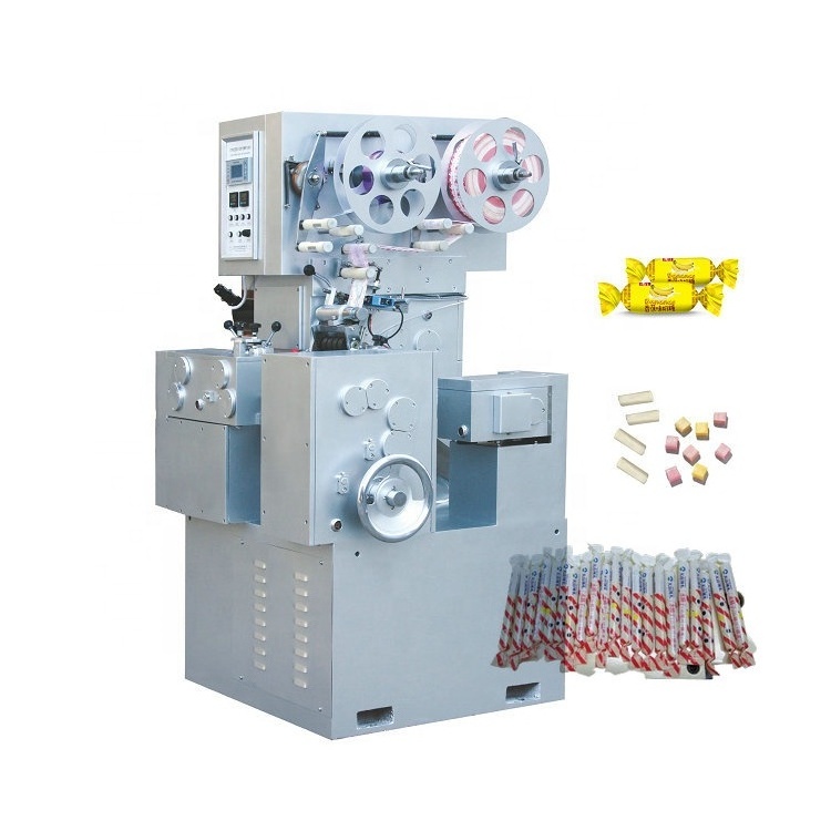 Small Cylindrical Toffee Candy Cutting And Making Machine