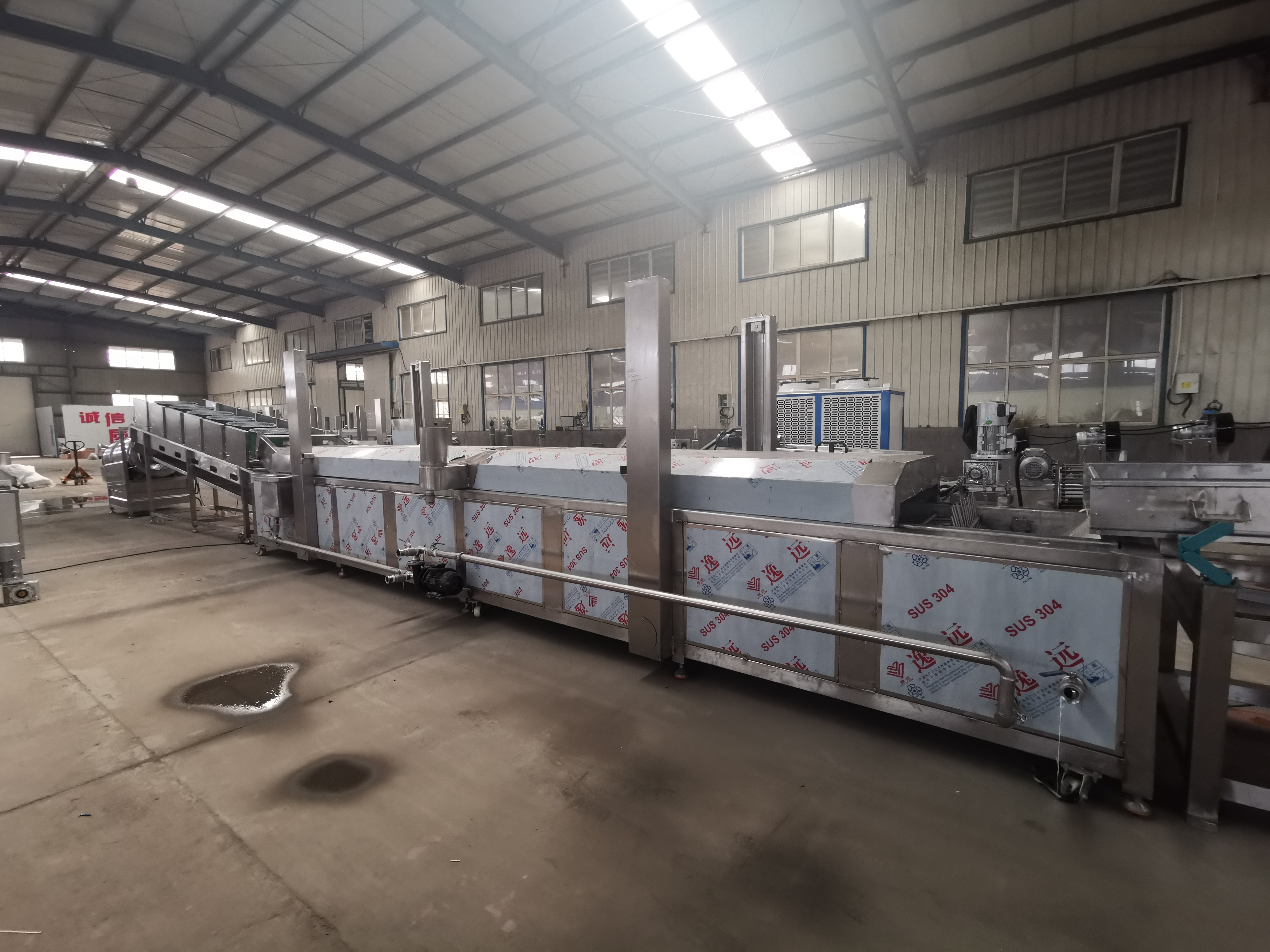 Fresh Potato Chips Making Machine Frozen French Fries Machine French Fries Production Line