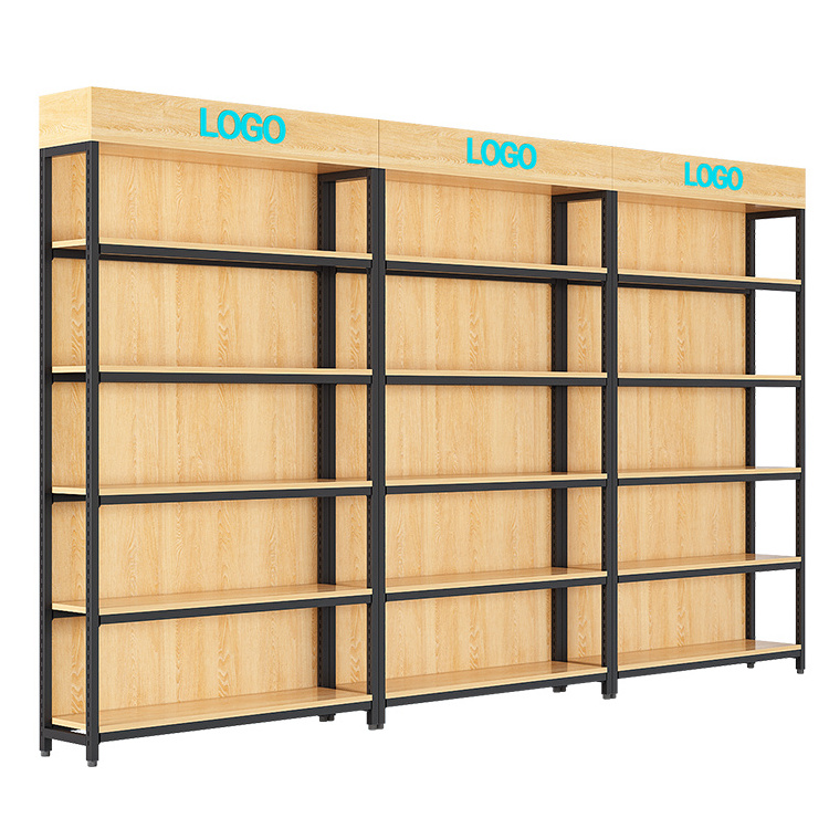 Eupo Style Grocery Store Display Racks shelves General Store Supermarket Shelf Gondola Shelving