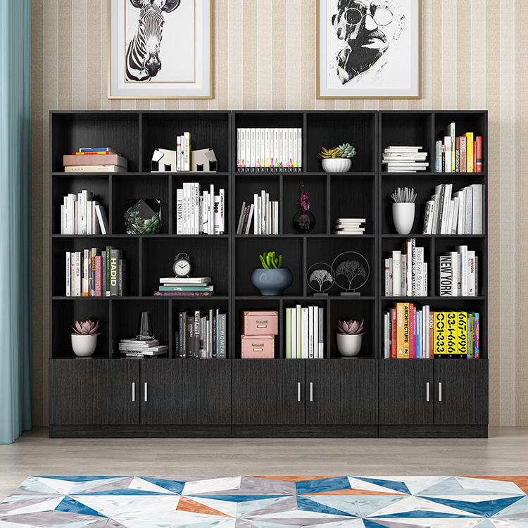 simple rustic wooden black book storage shelf corner house bookshelves bookcase