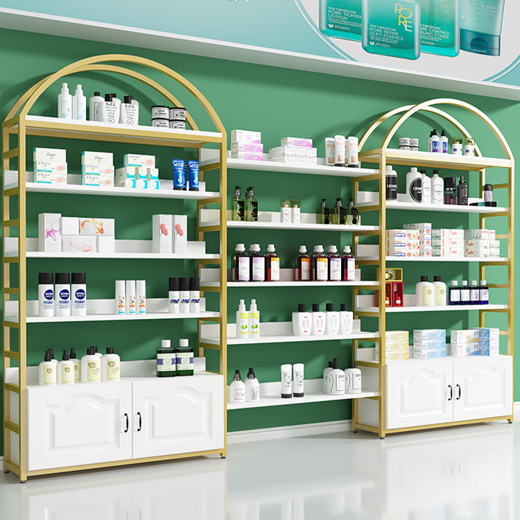 Customized Design Display Shelves Cosmetics Display Cabinet  For Cosmetics Store