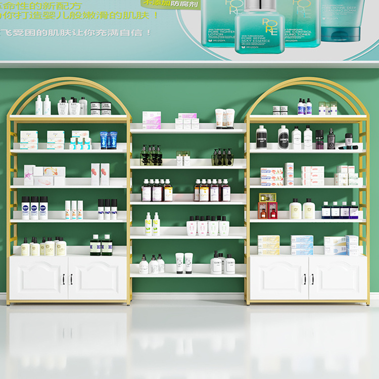 Customized Design Display Shelves Cosmetics Display Cabinet  For Cosmetics Store