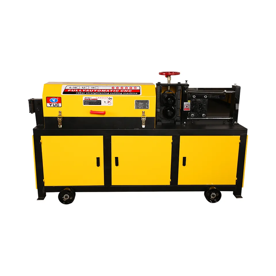 GTQ4-12 Construction Building Machine Automatic Billet Metal Roller Flat Bar Straightener Machine