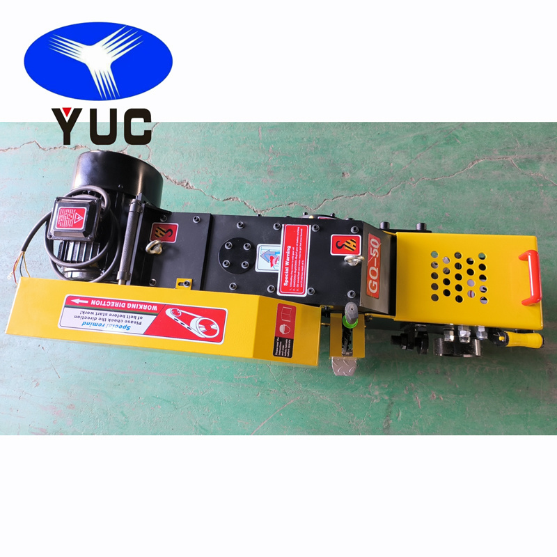 High Speed Motor Deformed Thread Steel Bar Cutter Machine Rebar Cutting Electric Steel Rod Cutter