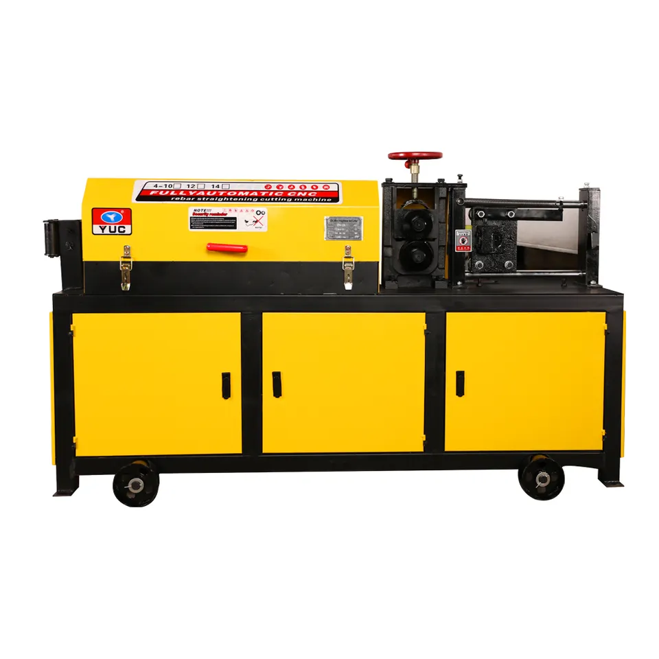 GTQ4-12 Construction Building Machine Automatic Billet Metal Roller Flat Bar Straightener Machine