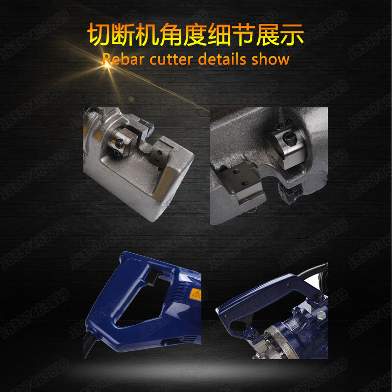 Iron Rod Cutter Shear Manual Steel Bar Cutter Easy to Operate Portable Hydraulic Electric Rebar Cutter