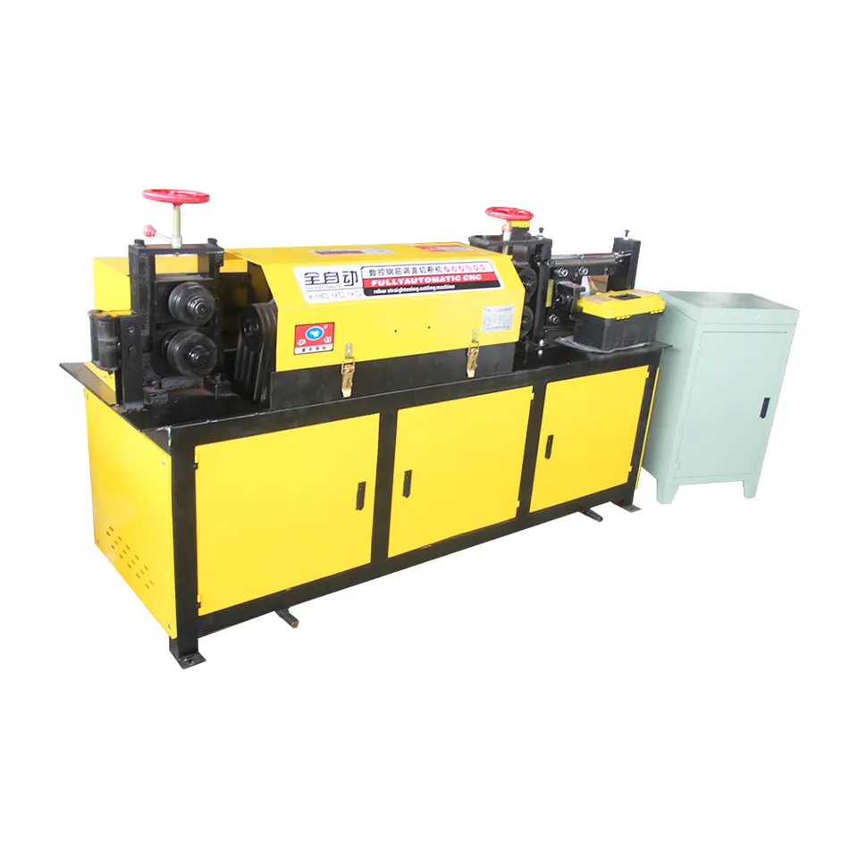 GTQ4-12 Construction Building Machine Automatic Billet Metal Roller Flat Bar Straightener Machine