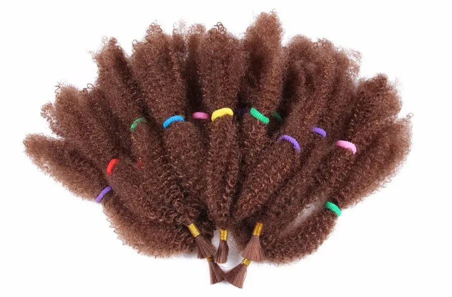 Afro Marley Braid Hair Soft Kinky Twist Hair Crochet Synthetic Braiding Hair Extensions High Temperature Fiber For Woman