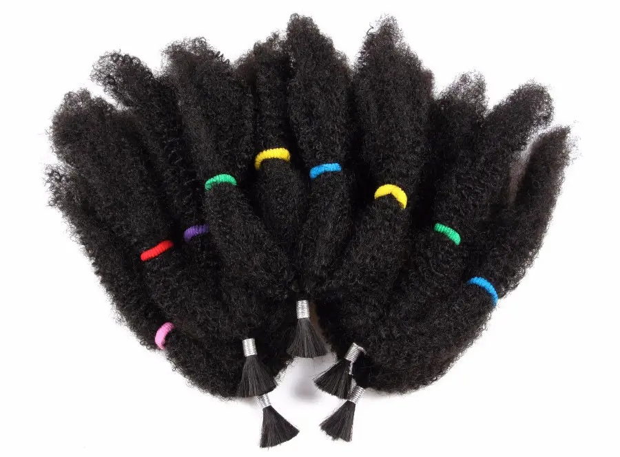 Afro Marley Braid Hair Soft Kinky Twist Hair Crochet Synthetic Braiding Hair Extensions High Temperature Fiber For Woman