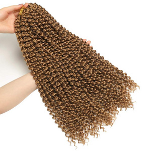 Synthetic Wholesale Nubian Pre Twisted Passion Water Wave Crochet Curly Braid Hair Passion Twist Hair