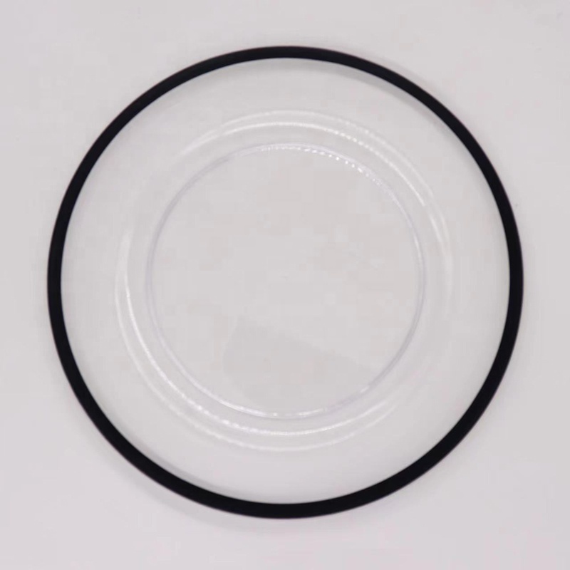 clear charger plates gold rim charger plate acrylic plastic charger plates black and clear