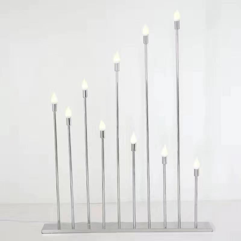 5 heads 10 heads steadily high wedding decoration floor lamp for wedding event candelabra lights