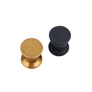 Wholesale cabinet furniture hardware knob mini dresser drawer wardrobe door gold black cylinder round Zinc alloy handle knobs