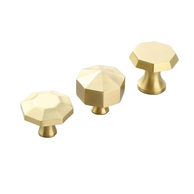 Good Price Wholesales New design cabinet furniture Modern Handle Brass Luxury High Quality Copper drawer knobs