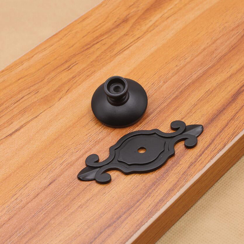 2023 new Design classic antique brass furniture handle Bronze Black Chinese ancient Zinc Alloy Cabinet Drawer Knob