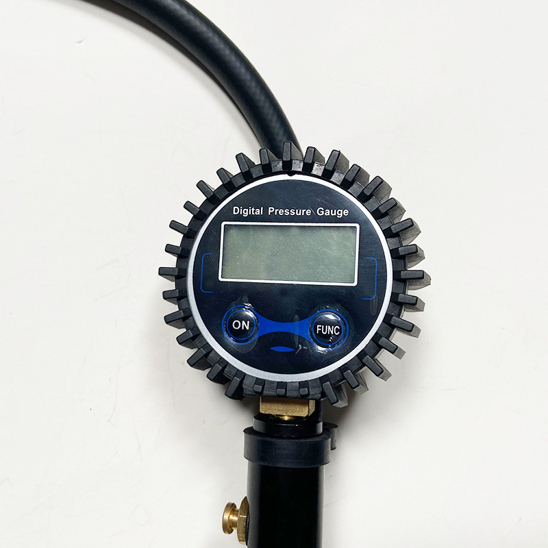 tire air pressure gauge metal body digital tire inflator