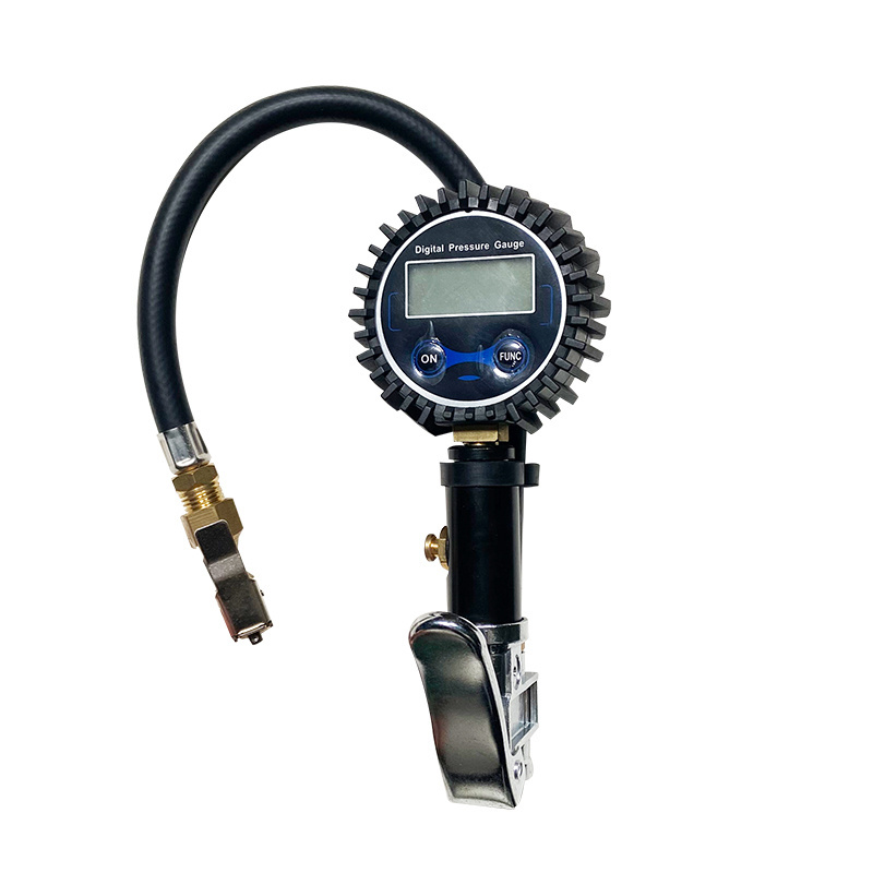 tire air pressure gauge metal body digital tire inflator