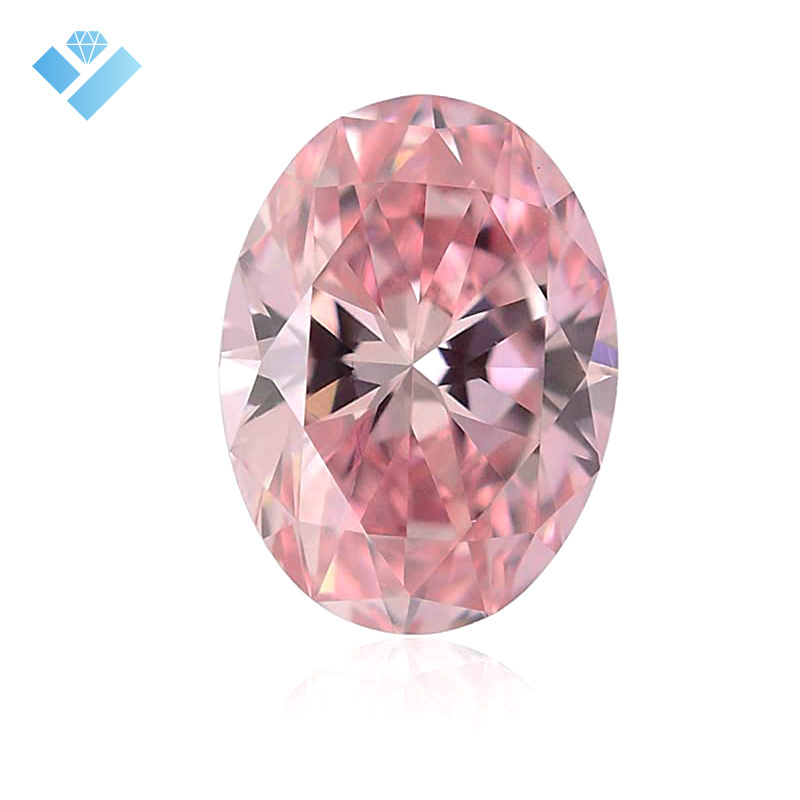 Pink Lab Grown Oval Brilliant Cut Polished Diamond 0.5-5ct Cvd Hpht Lab Grown Diamond